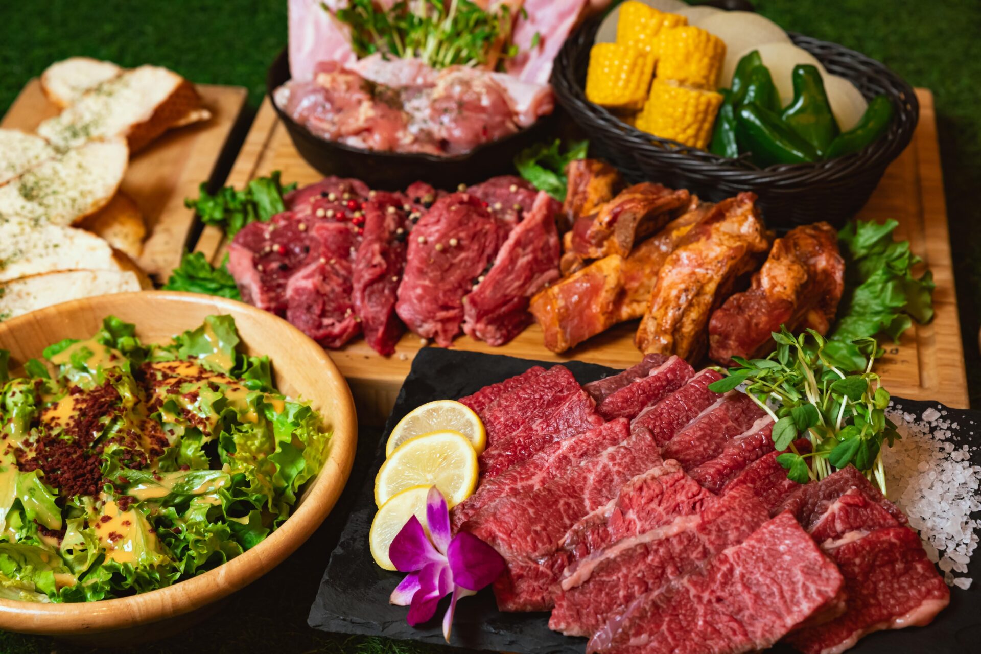 黒毛和牛ステーキBBQプラン